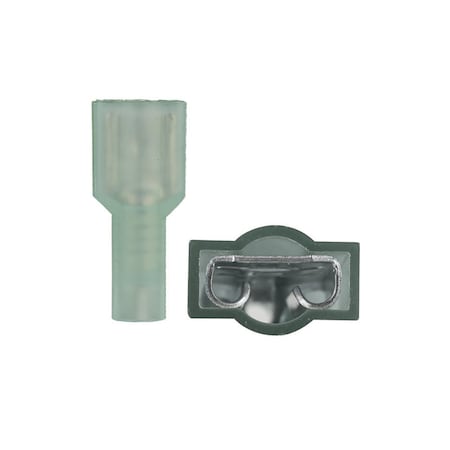 Install Bay 16-14 Gauge 3M Blue Nylon .250 Female Quick Disconnect, 100-Pack 3MBNFD250F